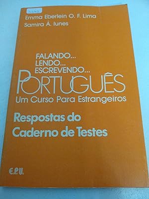 Seller image for Falando, Lendo, escrivendo Portugus um curso para estrangeiros. Respostas do Caderno de Testes for sale by SoferBooks
