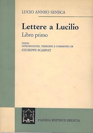 Immagine del venditore per Lettere a Lucilio. Libro primo venduto da Messinissa libri