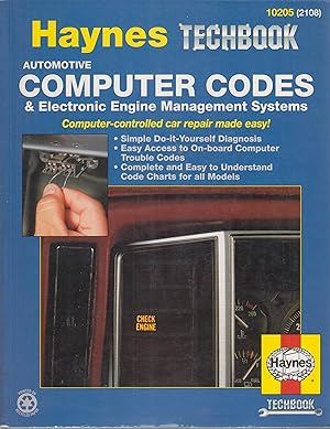 Bild des Verkufers fr Haynes Techbook Automotive Computer Codes & Electronic Engine Management Systems zum Verkauf von Robinson Street Books, IOBA