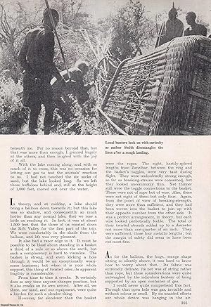 Seller image for Ascent into Danger : the flight over the Manyara area of Tanganyika, Africa was to assess the reaction of the animals is as wide a variety of habitats as possible. By Anthony Smith. An uncommon original article from the Wide World Magazine, 1963. for sale by Cosmo Books