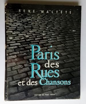 Image du vendeur pour PARIS DES RUE ET DES CHANSONS. mis en vente par Nord Sud