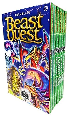 Bild des Verkufers fr Beast Quest Series 8 Set Books 1 - 6 Collection (Balisk, Koron, Hecton, Torno, Kronus & Bloodboar) zum Verkauf von WeBuyBooks