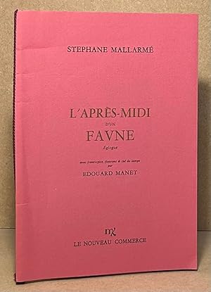 Seller image for L'Apres-Midi d'un Favne _ Eglogue for sale by San Francisco Book Company