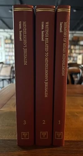 Seller image for Moses Mendelssohn: The First English Biography and Translation (Three Volume Set) for sale by Bad Animal