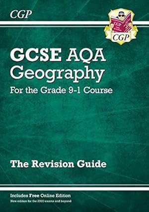 Bild des Verkufers fr New GCSE Geography AQA Revision Guide includes Online Edition, Videos & Quizzes: for the 2024 and 2025 exams (CGP AQA GCSE Geography) zum Verkauf von WeBuyBooks