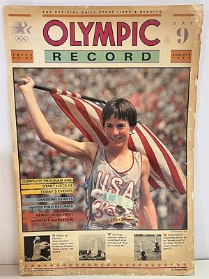 Olympic Record: August 6, 1984