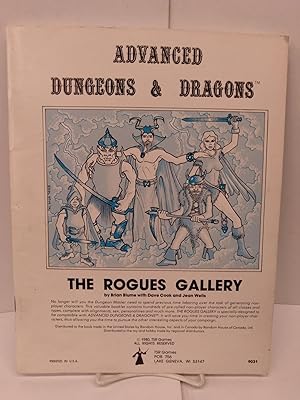 Bild des Verkufers fr Avdanced Dungeons & Dragons: The Rogues Gallery zum Verkauf von Chamblin Bookmine