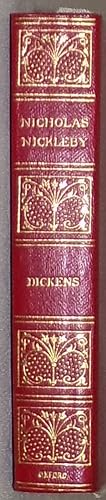 Seller image for The Life & Adventures of Nicholas Nickleby - With Thirty-Nine (39) Illustrations - 1930s Red Textured Leather with Fancy Gold Design & Lettering on Backstrip - Part of The Works of Charles Dickens Complete Edition in Twenty Volumes With Illustrations by Cruikshank, 'Phiz,' etc, for sale by RG Vintage Books