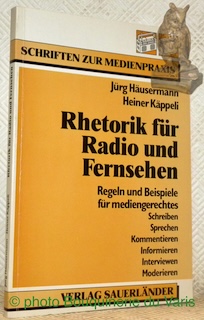 Seller image for Rhetorik fr Radio und Fernsehen. Herausgegeben vom Medienausbildungszentrum uzern Band 1. for sale by Bouquinerie du Varis