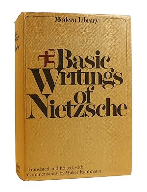 Imagen del vendedor de BASIC WRITINGS OF NIETZSCHE a la venta por Rare Book Cellar