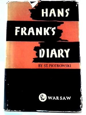 Bild des Verkufers fr Hans Frank's Diary zum Verkauf von World of Rare Books