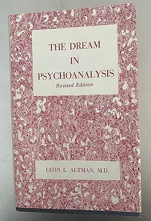 Seller image for The Dream in Psychoanalysis for sale by Margaret Bienert, Bookseller