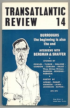 Bild des Verkufers fr Transatlantic Review - Number 14, Autumn 1963 zum Verkauf von Between the Covers-Rare Books, Inc. ABAA