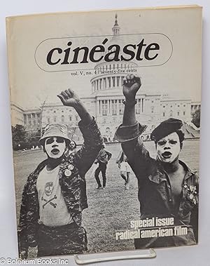 Imagen del vendedor de Cinaste; vol. 5, #4; special issue: radical American film a la venta por Bolerium Books Inc.