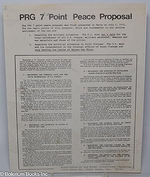 PRG 7 Point Peace Proposal