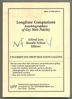 Bild des Verkufers fr Longtime Companions: Autobiographies of Gay Male Fidelity zum Verkauf von Between the Covers-Rare Books, Inc. ABAA