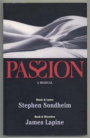 Imagen del vendedor de Passion: A Musical a la venta por Between the Covers-Rare Books, Inc. ABAA