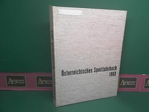 Seller image for sterreichisches Sportjahrbuch 1963 (= Sport-Jahrbuch). for sale by Antiquariat Deinbacher