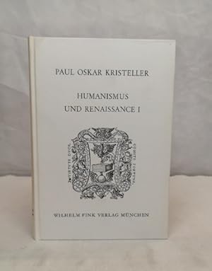 Imagen del vendedor de Humanismus und Renaissance I. Die Antiken und mittelalterlichen Quellen. bersetzungen aus dem Englischen von Renate Schweyen-Ort. Humanistische Bibliothek. Abhandlungen und Texte. Reihe I: Abhandlungen. Band 21. a la venta por Antiquariat Bler