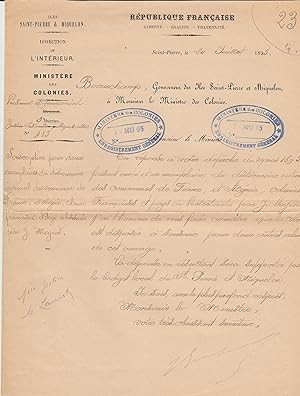 Seller image for Archives manuscrites de Saint-Pierre et Miquelon for sale by Librairie Lalibela