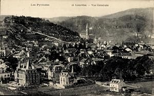 Ansichtskarte / Postkarte Lourdes Hautes Pyrénées, Gesamtansicht
