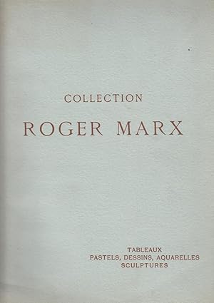 Image du vendeur pour Catalogue des tableaux, pastels, dessins, aquarelles par Bazille, Bernard, Besnard, Bonnard, Carrire, Mary Cassatt. [et al.], sculptures par Bartholom, Charpentier, Daumier. [et al.], faisant partie de la collection Roger Marx. : [vente.  Paris, Galerie Manzi, Joyant. 11-12 mai 1914. Commissaire-priseurs, Me F. Lair-Dubreuil. Me Henri Baudoin.] / [expert] Durand-Ruel ; [prface par Anatole France, introduction par Arsne Alexandre] mis en vente par Librairie Lalibela