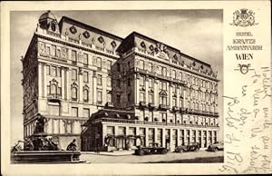 Ansichtskarte / Postkarte Wien I Innere Stadt, Hotel Krantz-Ambassador