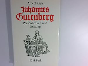 Imagen del vendedor de Johannes Gutenberg Persnlichkeit und Leistung a la venta por Antiquariat Buchhandel Daniel Viertel