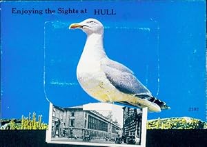 Leporello Ansichtskarte / Postkarte Hull Yorkshire England, Lowgate, Rathaus, Hafenbüros, Guildhall