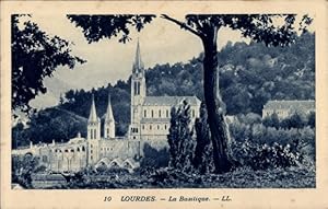 Ansichtskarte / Postkarte Lourdes Hautes Pyrénées, Basilika