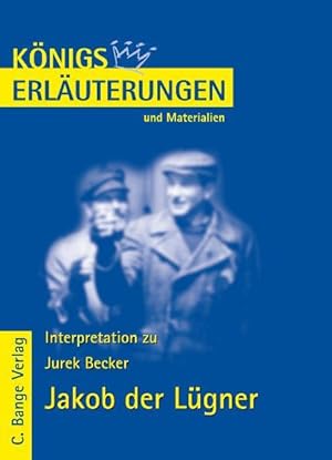 Seller image for Knigs Erluterungen und Materialien, Bd.407, Jakob der Lgner Lektre- und Interpretationshilfe for sale by Antiquariat Buchhandel Daniel Viertel