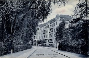 Ansichtskarte / Postkarte Berlin Tempelhof, Partie in der Parkstraße