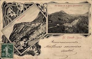 Ansichtskarte / Postkarte Saint Claude Jura, Diamantschleiferei, Totalansicht