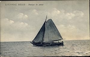 Ansichtskarte / Postkarte Belgische Küste, Fischerboot