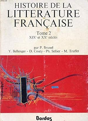 Bild des Verkufers fr Histoire de la litterature franaise zum Verkauf von Antiquariat Buchhandel Daniel Viertel