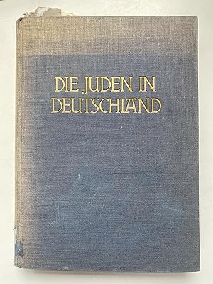 Seller image for Die Juden in Deutschland. for sale by Fundus-Online GbR Borkert Schwarz Zerfa