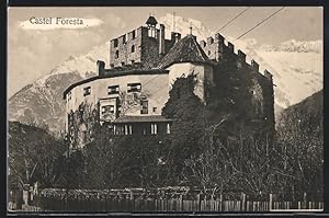 Bild des Verkufers fr Cartolina Algund, Castel Foresta zum Verkauf von Bartko-Reher