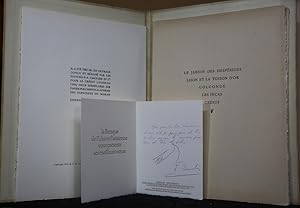 Immagine del venditore per Les Tresors du Monde. Cinq Burins de Jean-Denis Maillart: Le Jardin des Hesperides - Jason et la Toison d'Or - Golconde - Les Incas - Crersus. Suite des 5 estampes pour les Tresors du Monde, edites par le Credit Lyonnais. venduto da Antiquariat  Braun