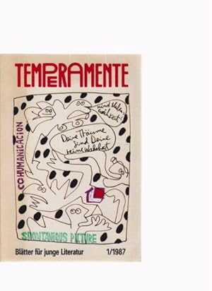 Seller image for Temperamente. Bltter fr junge Literatur. (Zeitschrift). Nr. 1 / 1987. Red.: Marion Titze, Ulrike Bresch, Dieter Kerschek / u.a. for sale by Fundus-Online GbR Borkert Schwarz Zerfa