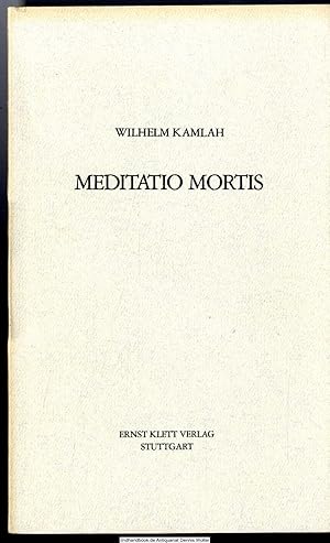 Meditatio mortis : kann man d. Tod "verstehen" u. gibt es e. "Recht auf d. eigenen Tod"?