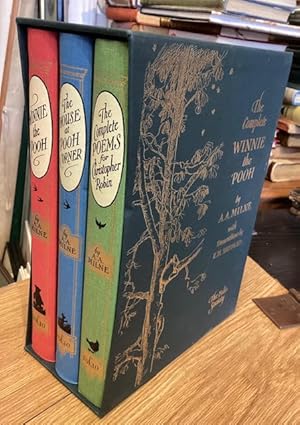 Seller image for The Complete Winnie the Pooh. Winnie the Pooh; The House at Pooh Corner; The Complete Poems for Christopher Robin. [Three volume set in slipcase] for sale by Foster Books - Stephen Foster - ABA, ILAB, & PBFA