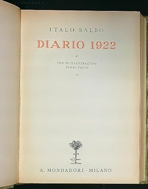 Seller image for Diario 1922. for sale by Librodifaccia