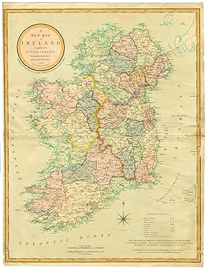 Antique Map-KINGDOM OF IRELAND-Enouy-Whittle-1808