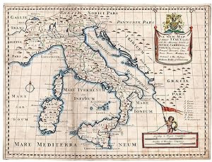 Bild des Verkufers fr Antique Map-ITALY-ISLANDS-SICILY-SARDINIA-CORSICA-Wells-Nicholls-1712 zum Verkauf von Pictura Prints, Art & Books