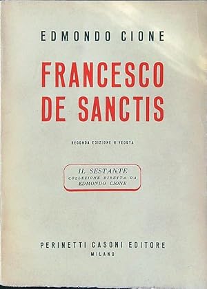 Bild des Verkufers fr Francesco de Sanctis zum Verkauf von Librodifaccia