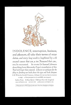 'Indolence, interruption, business, and pleasure,.'