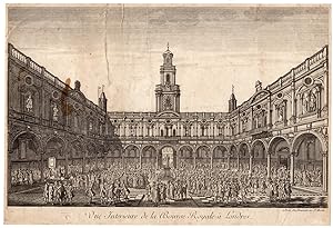 Optical-Antique Print-LONDON STOCK EXCHANGE-Daumont-ca 1770