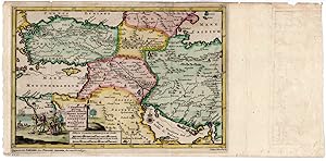 Antique Map-TURKEY-MEDITERRANEAN-ARMENIA-PERSIA-SAUDI ARABIA- van der Aa-1706