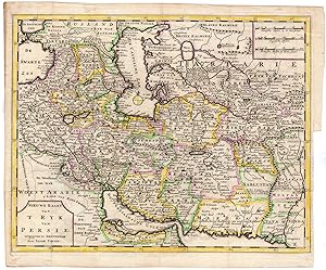 Antique Map-RAN-PERSIA-MIDDLE EAST-GEORGIA-PERSIAN GULF-Tirion-ca 1750