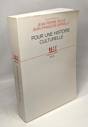 Seller image for Pour une histoire culturelle for sale by crealivres